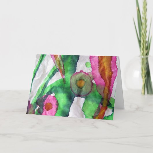 stroom dag 3 sumiinkt bedankkaart (Voorkant)