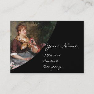 STROOM DIE EEN BOUQUET MAAKT MET KLEURSTROMEN VISITEKAARTJE