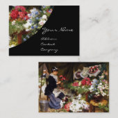 STROOM DIE EEN BOUQUET MAAKT MET KLEURSTROMEN VISITEKAARTJE (Voorkant / Achterkant)