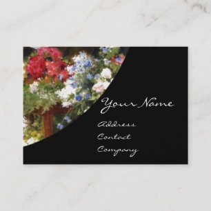 STROOM DIE EEN BOUQUET MAAKT MET KLEURSTROMEN VISITEKAARTJE