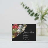 STROOM DIE EEN BOUQUET MAAKT MET KLEURSTROMEN VISITEKAARTJE (Staand voorkant)