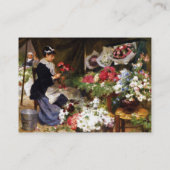 STROOM DIE EEN BOUQUET MAAKT MET KLEURSTROMEN VISITEKAARTJE (Achterkant)