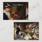 STROOM DIE EEN BOUQUET MAAKT MET KLEURSTROMEN VISITEKAARTJE (Voorkant / Achterkant)