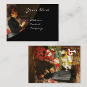 STROOM DIE EEN BOUQUET MAAKT MET KLEURSTROMEN VISITEKAARTJE (Voorkant / Achterkant)