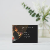 STROOM DIE EEN BOUQUET MAAKT MET KLEURSTROMEN VISITEKAARTJE (Staand voorkant)