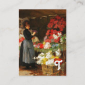 STROOM DIE EEN BOUQUET MAAKT MET KLEURSTROMEN VISITEKAARTJE (Achterkant)