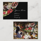 STROOM DIE EEN BOUQUET MAAKT MET KLEURSTROMEN VISITEKAARTJE (Voorkant / Achterkant)