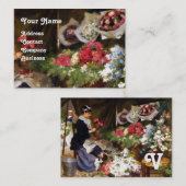 STROOM DIE EEN BOUQUET MAAKT MET KLEURSTROMEN VISITEKAARTJE (Voorkant / Achterkant)