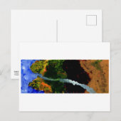 Stroom die uit het briefkaart van de hemel spoelt (Voorkant / Achterkant)