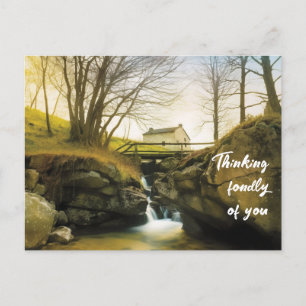 Stroom door de rug 40 briefkaart