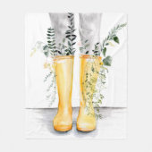 Stroom en groei I Fleece Deken (Voorkant)