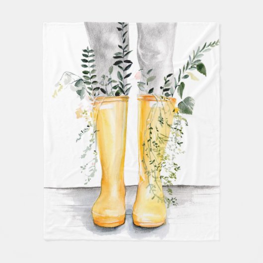 Stroom en groei I Fleece Deken (Voorkant)