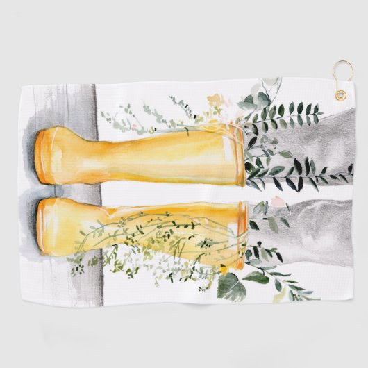 Stroom en groei I Golfhanddoek (Horizontaal)