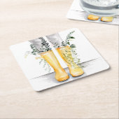 Stroom en groei I Kartonnen Onderzetters (Schuin)