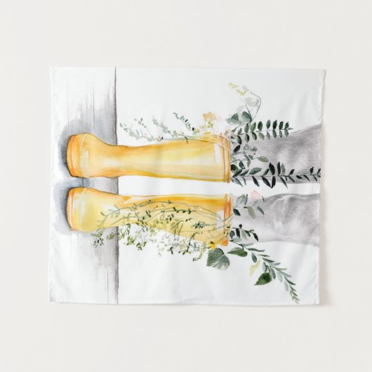 Stroom en groei I Wandkleed (Voorkant (horizontaal))