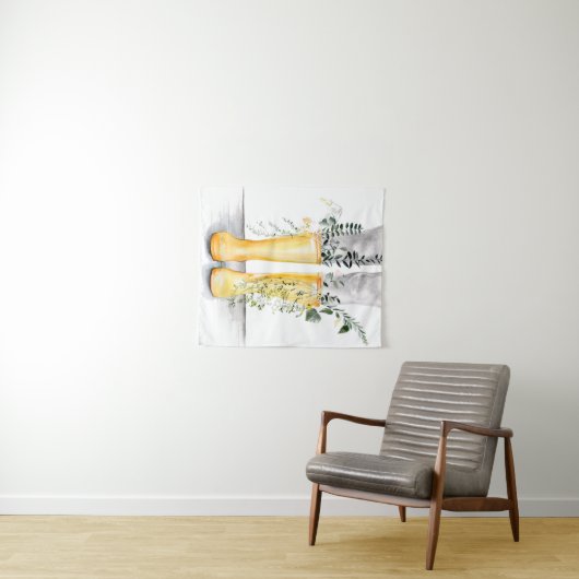 Stroom en groei I Wandkleed (In Situ (horizontaal))