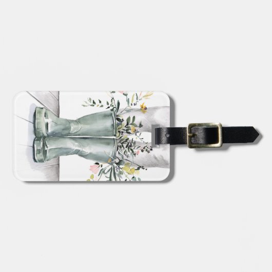 Stroom en groei II Bagagelabel (Voorkant horizontaal)