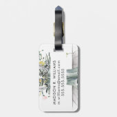 Stroom en groei II Bagagelabel (Achterkant verticaal)