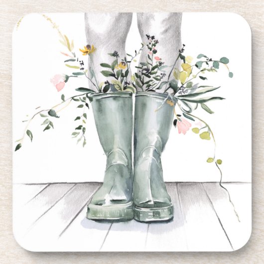 Stroom en groei II Bier Onderzetter (Voorkant)