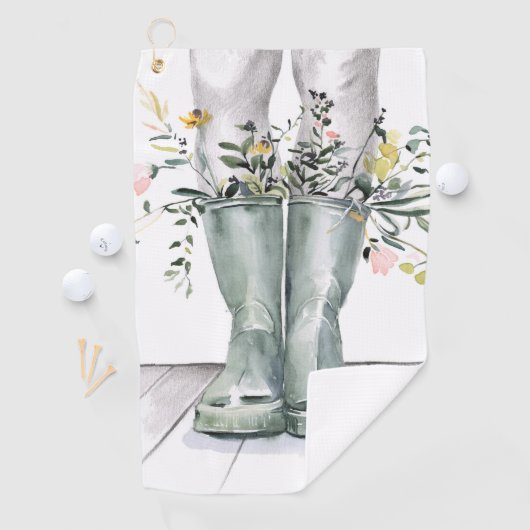 Stroom en groei II Golfhanddoek (Insitu)