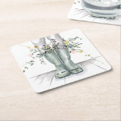 Stroom en groei II Kartonnen Onderzetters (Schuin)