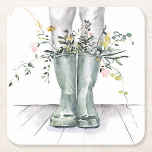 Stroom en groei II Kartonnen Onderzetters