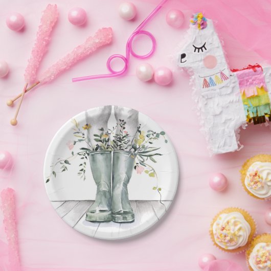 Stroom en groei II Papieren Bordje (Feest)