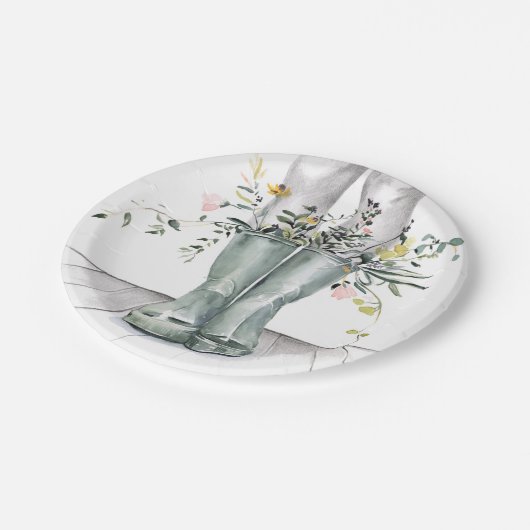 Stroom en groei II Papieren Bordje (Gekanteld)