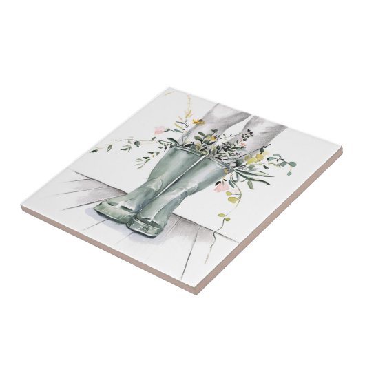 Stroom en groei II Tegeltje (Zijkant)