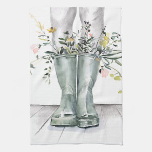 Stroom en groei II Theedoek