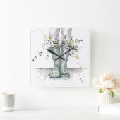 Stroom en groei II Vierkante Klok (Huis)