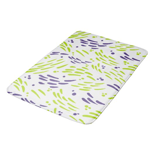 Stroom in Lime Groen en Paarse Badmat (Gekanteld)
