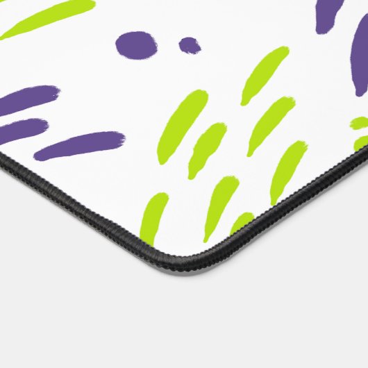 Stroom in Lime Groen en Paarse Bureaumat (Hoek)