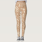 Stroom in Tannine en Crème Leggings (Voorkant)