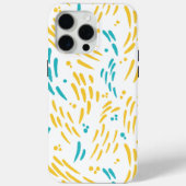 Stroom in Turquoise en Geel Case-Mate iPhone Case (Achterkant)