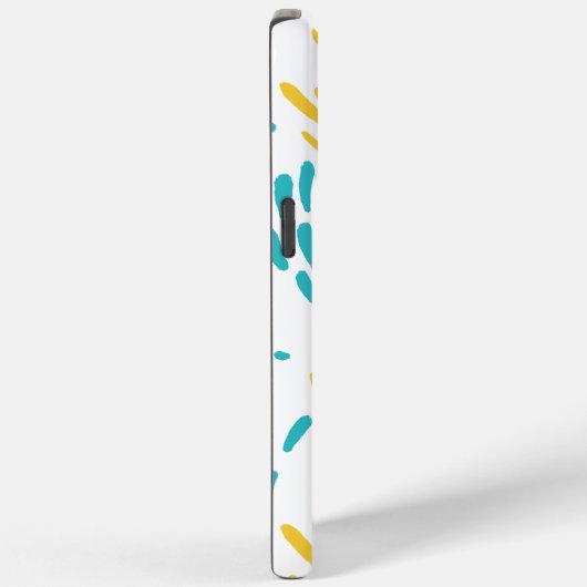 Stroom in Turquoise en Geel Case-Mate iPhone Case (Achterkant / Rechts)