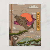 Stroom met de wind Koinobori Briefkaart (Voorkant)