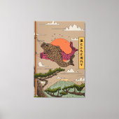 Stroom met de wind Koinobori Canvas Afdruk (Voorkant)