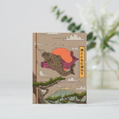 Stroom met de wind Koinobori Feestdagenkaart (Staand voorkant)