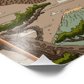 Stroom met de wind Koinobori Foto Afdruk (Hoek)