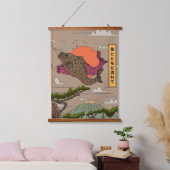 Stroom met de Wind Koinobori Hangend Wandkleed (Slaapkamer)