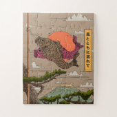 Stroom met de wind Koinobori Legpuzzel (Verticaal)