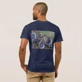 Stroom met logo kleding t-shirt (Achterkant volledig)