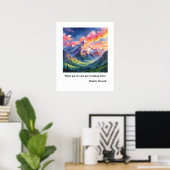 Stroom met Overtuiging Poster (Thuiskantoor)