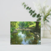 stroom nabij eend hollow briefkaart (Staand voorkant)