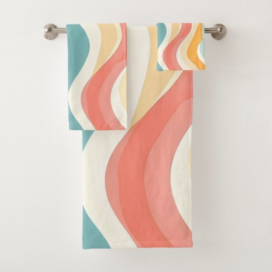 stroom pastel bad handdoek (Insitu)