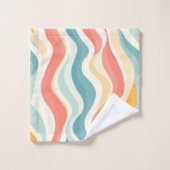 stroom pastel bad handdoek (Wasdoekje)