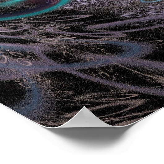 'Stroom van bewustzijn' Poster (Hoek)