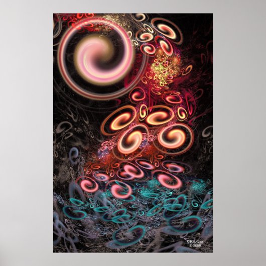 'Stroom van bewustzijn' Poster (Voorkant)