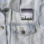 STROOM VAN DE RING™ VIERKANTE BUTTON 5,1 CM (In situ)